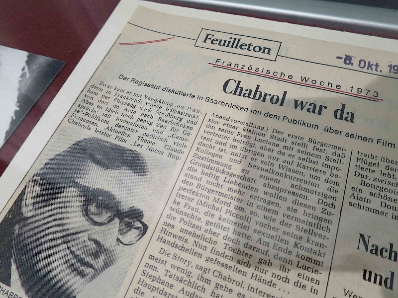 Ausschnitt der Saarbrücker Zeitung aus dem Jahr 1973 aus der Ausstellung im Stadtarchiv Saarbrücken