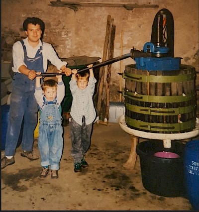 Auf dem Bild zu sehen von links nach rechts Wolfgang Schmitt, Andreas Schmitt, Mathias Streit. Foto: Theresia Streit